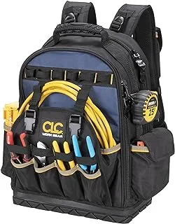 Custom Leathercraft CLC PB1133 38 Pocket Molded Base Tool Backpack