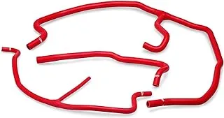 Mishimoto MMHOSE-VET-05ANCRD Ancillary Hose Kit Compatible With Chevrolet C6 Corvette Z06 2005-2008 Red