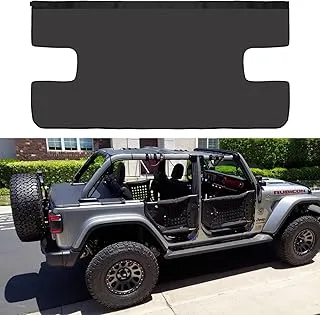 Cargo Cover Tonneau Cover Fit for 2018-2022 Jeep Wrangler JL Unlimited & Jeep Gladiator JT 4-Door Rear Trunk Security Shade Shield Anti-Peeping Luggage Privacy Screen