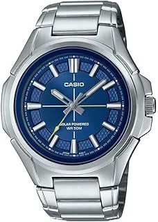 Casio Men's Watch - MTP-RS100D-2AVDF Blue Dial, Silver Band