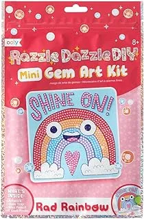 مجموعة Razzle Dazzle Mini Gem Art Kit - Rad Rainbow