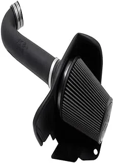 K&N Dryflow Cold Air Intake Kit: Easy to Clean, Oil-Free Air Filter, Guaranteed to Increase Horsepower up to 12 HP: Compatible with 5.7L, V8, 2011-2023 Jeep/Dodge (Grand Cherokee, Durango), 30-1563