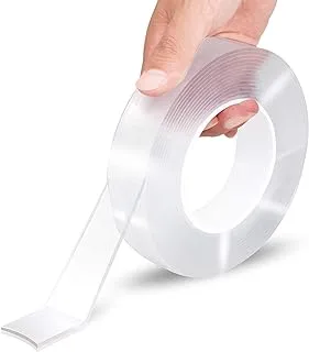 Diker Double Sided Multipurpose Transparent Adhesive Nano Tape (9.84ft/3m)