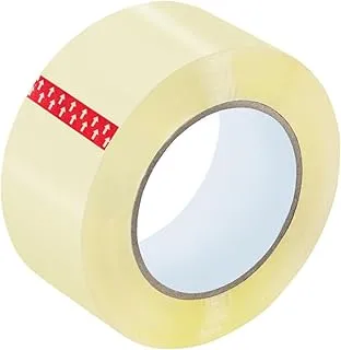 AL ARQAM Clear Packing Tape - 2 Inches x 100 Yards | Strong Heavy Duty Packaging Tape for Sealing Parcel Boxes, Moving Boxes, Houses, Large Postal Bags, Office Supplies