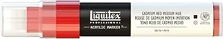 Liquitex Professional Wide Paint Marker, Cadmium Red Medium Hue