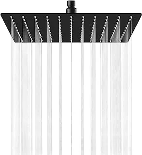 Midanya 10 Inch Rain Shower Head Matte Black 10