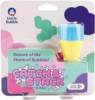 Uncle Bubble Catch & Stack Bizzy Bubble - Beware of The Storm of Bubbles! Make a Magical Cloud of Micro Bubbles That Float in The Air!