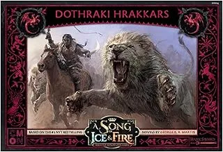 A Song of Ice and Fire Tabletop Miniatures Dothraki Hrakkars Box Set | Strategy Game for Teens and Adults | Ages 14+ | 2+ Players | Average Playtime 45-60 Minutes | Made by CMON