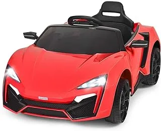 Baybee Tuskan Battery Operated Car for Kids, Ride on Toy Kids Car with Remote, Music, Light & USB | Electric Kids Baby Big Car | Electric Battery Car for Kids to Drive 2 to 6 Years Boys Girls (Red)