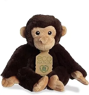 AURORA, 35032, Eco Nation Chimpanzee, 9.5In, Soft Toy, Brown