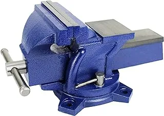 HFS Heavy Duty Bench Vise - 360 Swivel Base with Lock, Big Size Anvil Top (4'')