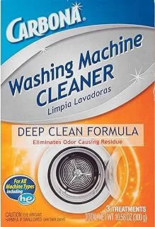 Carbona® Washing Machine Cleaner | Eliminates Odor & Residue | 3 Count, 1 Pack