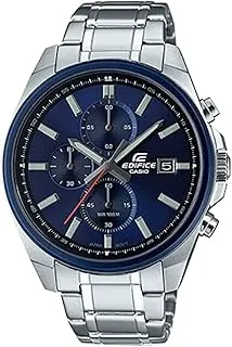 Casio Edifice Men's Watch - EFV-610DB-2AVUDF blue Dial, Silver Band