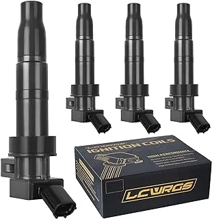 LCWRGS Set of 4 Ignition Coil Pack Fit for 2.4 2.0 L4 2009 2010 2011 2012 2013 2014 2015 2016 Kia Sorento Forte Optima Sportage Hyundai Sonata Santa Fe Genesis Coupe Replaces# UF611 C1667 C1669