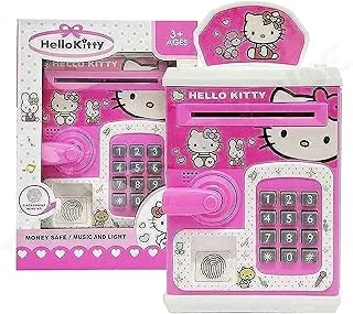 Kitty Style Bank Safe with Secret ID and Electronic Fingerprint Auto Money Pull Feature