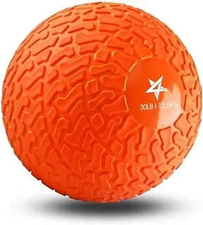 Yes4All Slam Balls Tread Exercise Ball 4KG-5KG/10LB, 6KG-7KG/15LB, 8KG-9KG/20LB, 10KG-11KG/25LB, 14KG/30LB, 18KG/40LB, for Strength Power and Crossfit Workout – Slam Medicine Ball