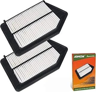 JDMON Engine Panel Air Filter Replacement for Honda Accord (2013-2017) Not for Hybrid Engine and 3.5 Liter, Acura TLX (2015-2017) JD476 (CA11476), 2PCS