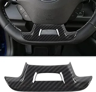 CheroCar for Chevrolet Camaro Steering Wheel Trim Decoration Cover Interior Accessories for Chevrolet Camaro 2017-2022 (Carbon Fiber)