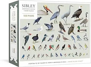 Sibley Backyard Birding Puzzle: 1000-Piece Jigsaw Puzzle with Portraits of Favorite North American Birds