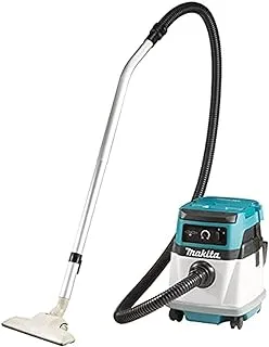 Makita DVC150LZ Vacuum Cleaner 18Vx2 LXT AC/DC 15L, Multi-Colour, 70 W, 18 V