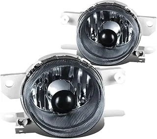 DNA MOTORING FL-ZTL-125-SM Front Bumper Fog Light Driver & Passenger Side Enhance visibility [Compatible with 93-95 Honda Civic Del Sol]