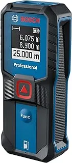 Bosch Professional Laser measure GLM 25-23, up to 25m range. Made for indoor tradespeople including floor layers, drywallers, tilers, painters, carpenters, and HVAC installers | Model No: 0601072W00