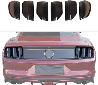 CheroCar for Ford Mustang Tail Light Lamp Cover Guard Trim Frame Bezels Decoration Accessories for Ford Mustang 2015-2017