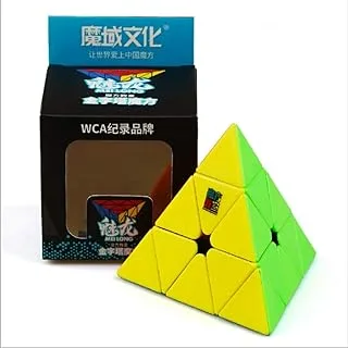 Gobus MoYu MoFangJiaoShi Cubing Classroom MeiLong 3x3 الهرم الهرم مثلث المكعب السحري سرعة لغز مكعب لعبة بدون ملصقات