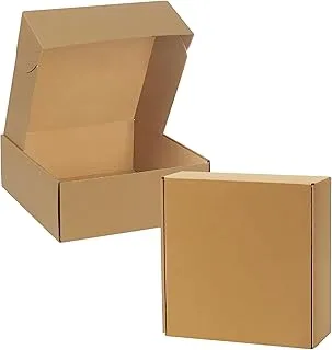 10 PACK Double Wall Shipping Boxes 9x9x3 Inches (23x23x7 CM) Small Carton Cardboard Boxes for Mailing, Packaging, Shipping E-Commerce Packages, Gift Box - 10 Pack