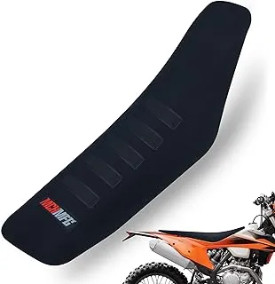 MCHMFG Universal Gripper Soft Seat Cover for All Bike Dirt Motorcycle MX Cross Enduro (Black)