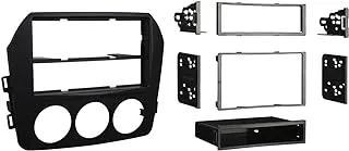 Metra 99-7519B Mazda Miata Installation Dash Kit for Single DIN or Double DIN/ISO Radios, Black