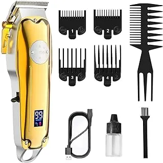 Kemei Original KM-1986 PG Professional Rechargeable and Cordless Hair Clipper Runtime: 120 min Trimmer for Men (Multicolor)