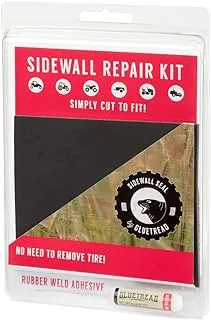 GlueTread Sidewall Tire Repair Kit | Patch Sidewall of Your Tire | Kit Includes (1) 4