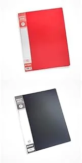 Maxi Display Book Of 40 Pockets Red + DISPLAY BOOK 40 POCKET BLACK