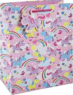 Eurowrap TCF Unicorn Large Bag - Gift Bag - Party Favor Bag