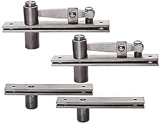 TamBee 2Pack Door Pivot Hinges Heavy Duty Hinges for Wood Doors 360 Degree Shaft Stainless Steel Murphy Door Pivot Hinge System