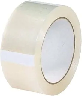 Hasanat Essentials 2 inch x 100 Yards Clear Packing Tape Robust Heavy Duty Tape for Sealing Boxes Moving Homes Shipping Office Use (1)