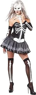 California Costumes Women's Platium Collection - Skeleton Masquerade Adult