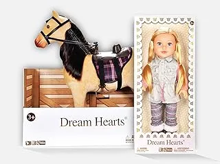 Horse Set + FREE Soft bodied poseable girl doll - Lilybeth