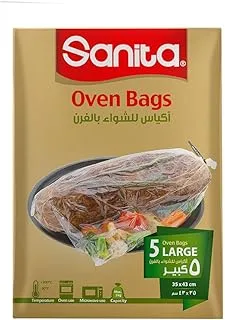 Sanita Oven Bag 5-Pieces, Large, 35 x 43 cm Size