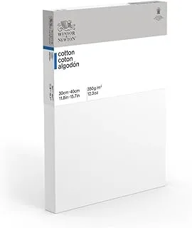 Winsor & Newton Classic Stretch Frame Canvas 3-Ply Primed 350g/m2 19 mm Thick Cotton, White, 30 x 40 cm