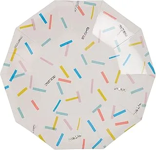 Meri Meri Sprinkles Plates 8 Pieces, Small