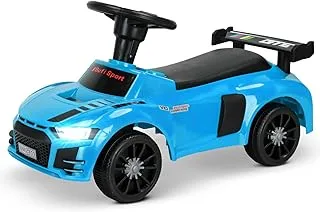 Baybee Bufi Push Ride on Car for Kids, Push Ride On Toy Baby Car with Music, Light, Comfy Seat & Storage | Kids Car for Toddlers | Push Car for Toddlers Kids to Drive 1 to 4 Years Boy Girl (Blue)