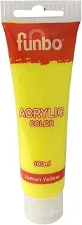 Funbo Acrylic Tube 100 ML | (21 LEMON YELLOW)