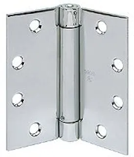 STANLEY 2060R 4 5X4 5 26D STL Spring Door Hinge, Satin Chrome, Steel, 5