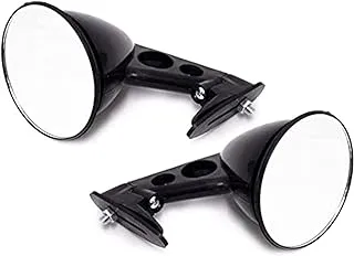 GAZOZ PERFORMANCE Black GT Side Fender Mount Mirrors | Car Exterior Accessories | Blind Spot Mirror | Passenger Side Mirror | Rearview Mirror | Side Mirror Glass | Fender Mirrors for Datsun 240Z/280Z