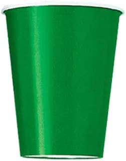 Unique Emerald Green Cup 14-Pieces Set, 270 ml Capacity