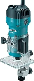 Makita MT Series Blue M3700B - Trimmer (Fixed Base), 6mm (1/4″), 530W