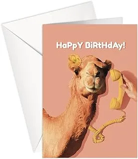 Greeting Card - Birthday | HAPPY BIRTHDAY | CAMEL | SharetheLove (Standard A5)