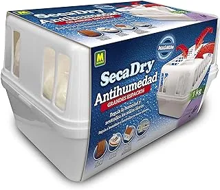 Secadry 231450 Moisture Wicking, White, 26 x 15.5 x 14.8 cm